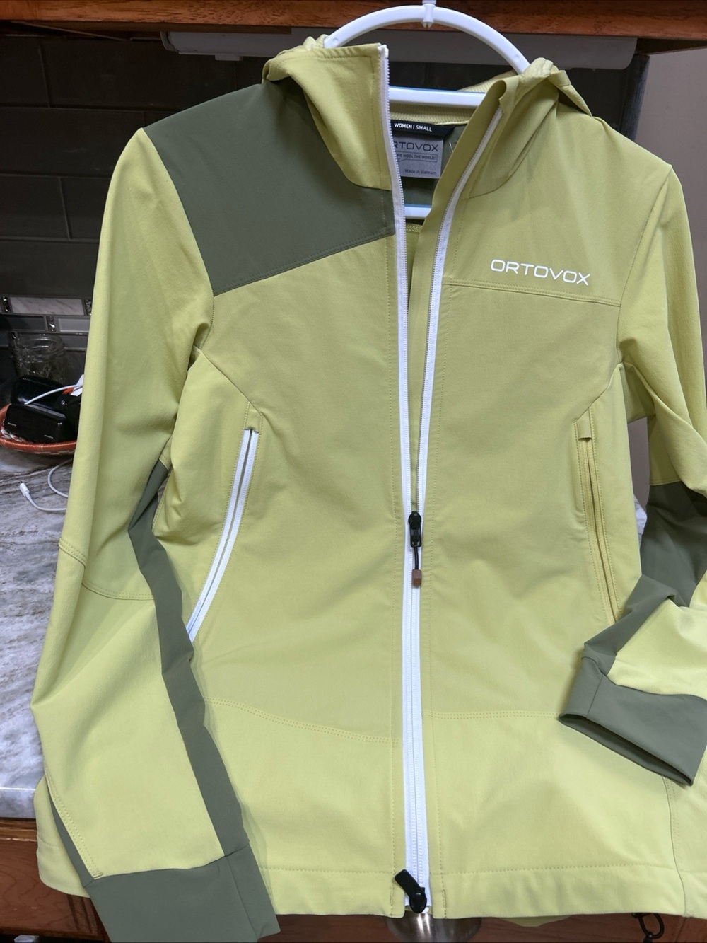 Ortovox Merino Fleece Light Jacket Full Zip Womens S Outdoor Hiking New . No tag